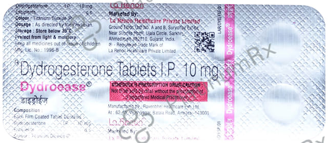 Dydroease 10mg Tablet 10s