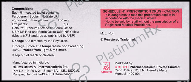 Mero-O 200 Tablet 6 tablets