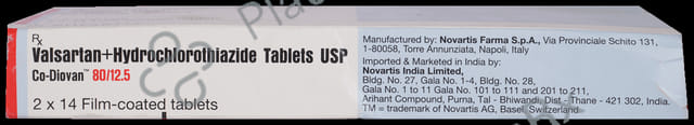 CO Diovan Fct 80mg/12.5mg Tablet 14s
