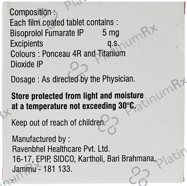 Bisotrak 5mg Tablet 10s