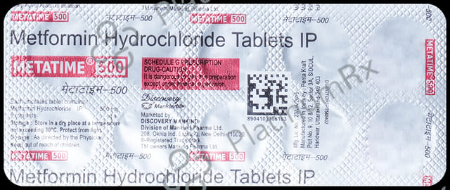 Metatime 500mg Tablet 15s