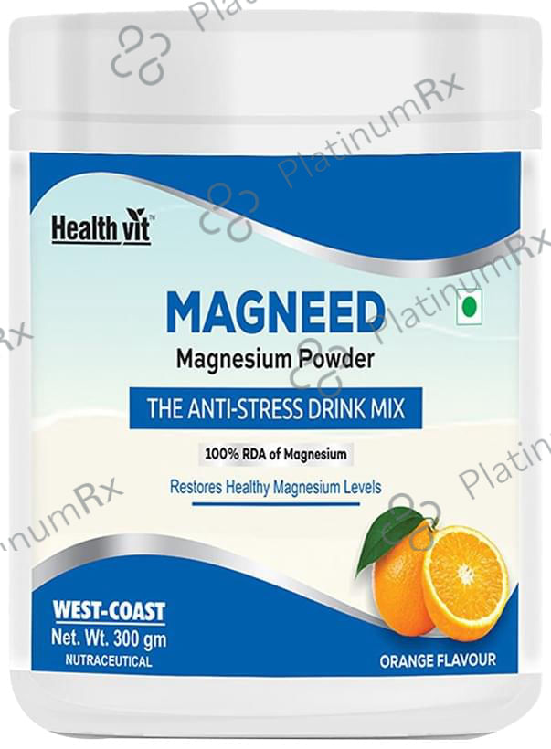 HealthVit Magneed Magnesium Powder Orange