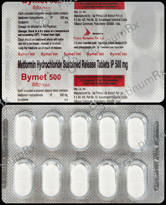 Bymet 500mg Tablet 10s