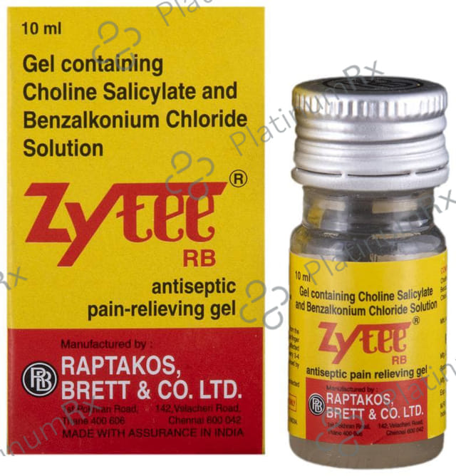 Zytee RB 9% Dental Gel 10ml