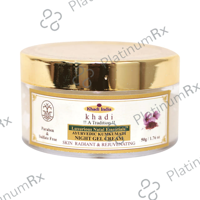 Luxurious Natal Essentials Ayurevedic Kumkumadi Night Gel Cream Sulphate Free Paraben Free