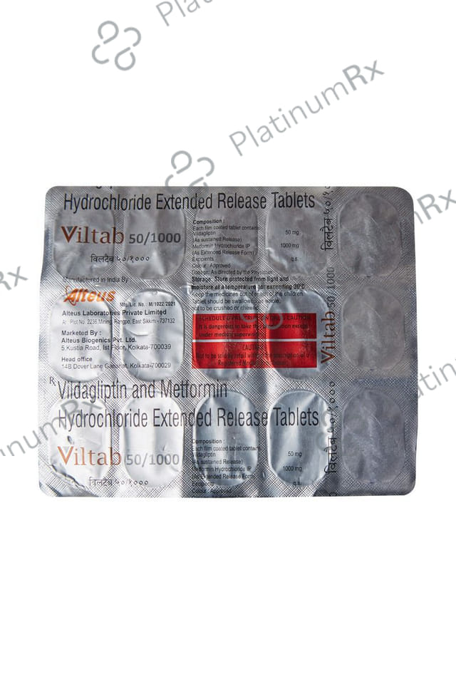 Viltab 50/1000mg Tablet 15s