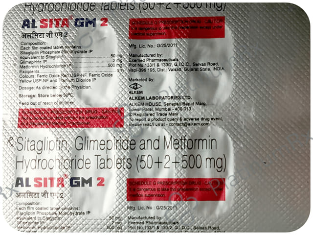 Alsita GM 2mg Tablet 10s