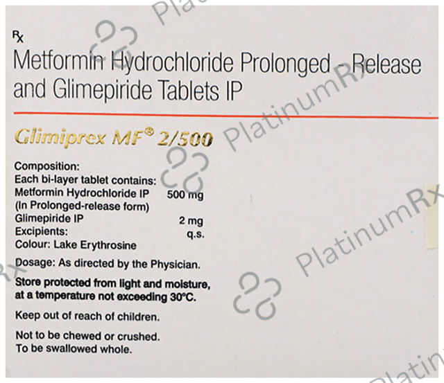 Glimiprex MF 2/500 Tablet PR 10 Tablet PR