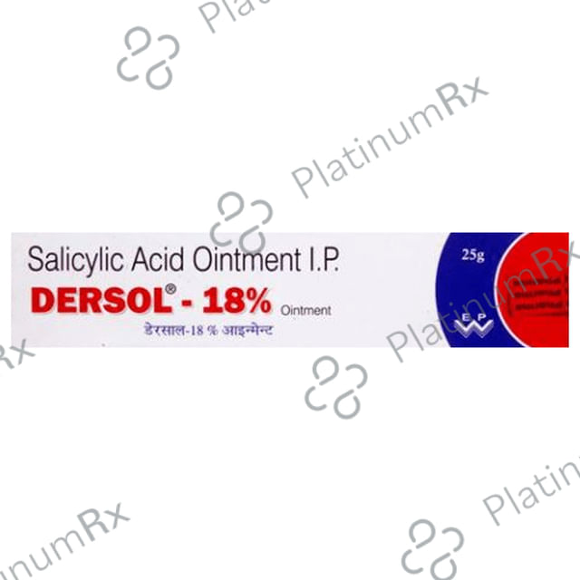 Dersol 18% Ointment 25gm
