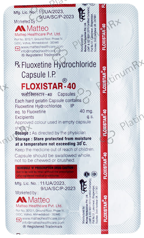 Floxistar 40mg Capsule 10s