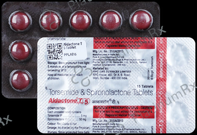 Aldactone T 50/5mg Tablet 15s