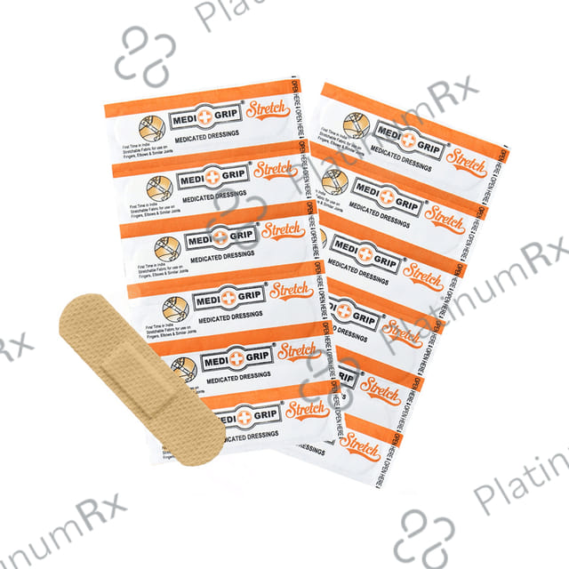 Medigrip Stretch Flexible Fabric Band Aid (100 Each) 1 Jar