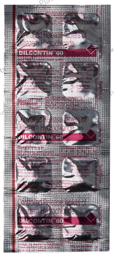 Dilcontin 60mg Tablet CR 10s