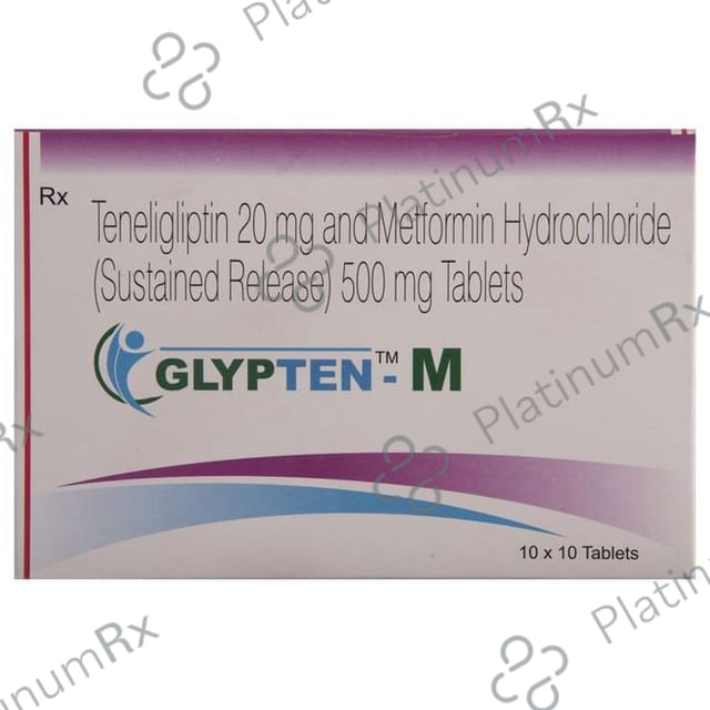 Glypten M 500/20mg Tablet SR 10s
