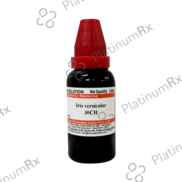 Dr Willmar Schwabe India Iris Versicolor Dilution 30 CH