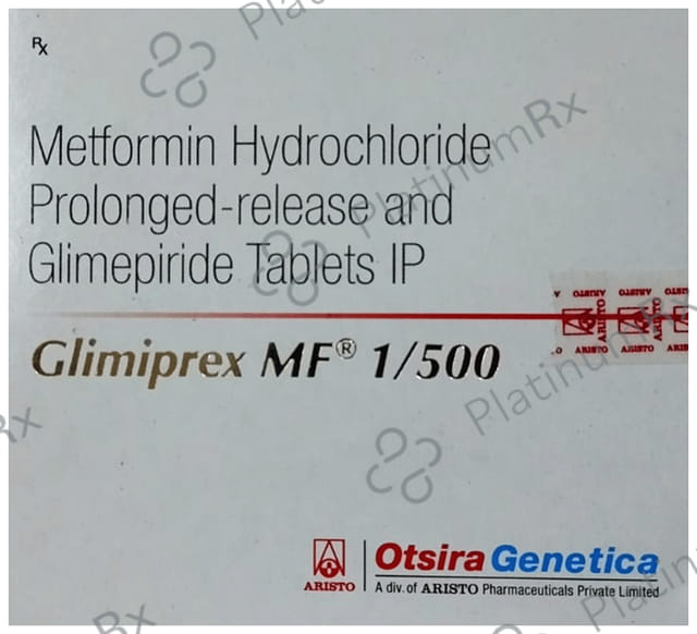 Glimiprex MF 1/500mg Tablet PR 15s