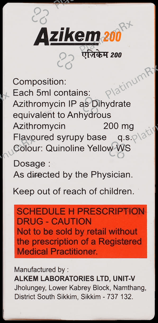 Azikem 200mg/5ml Suspension