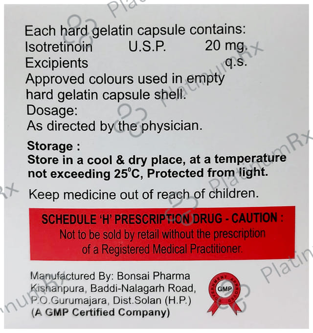 Seboret 20mg Capsule 10s