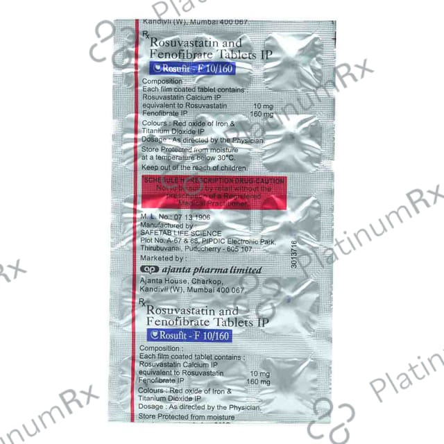 Rosufit F 160mg/20mg Tablet