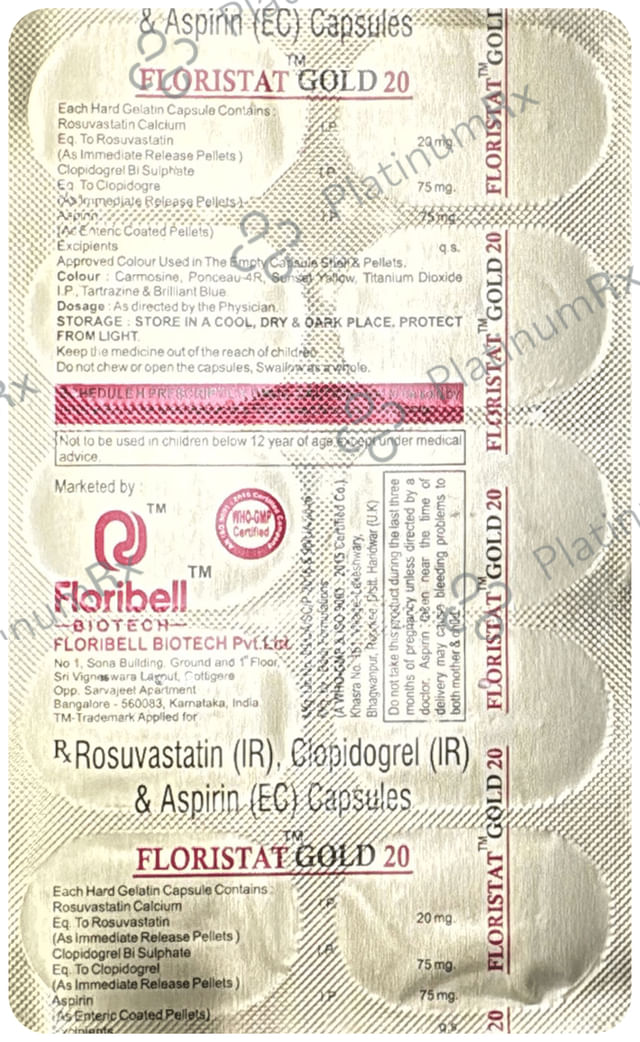 Floristat Gold 20mg Capsule IR10s