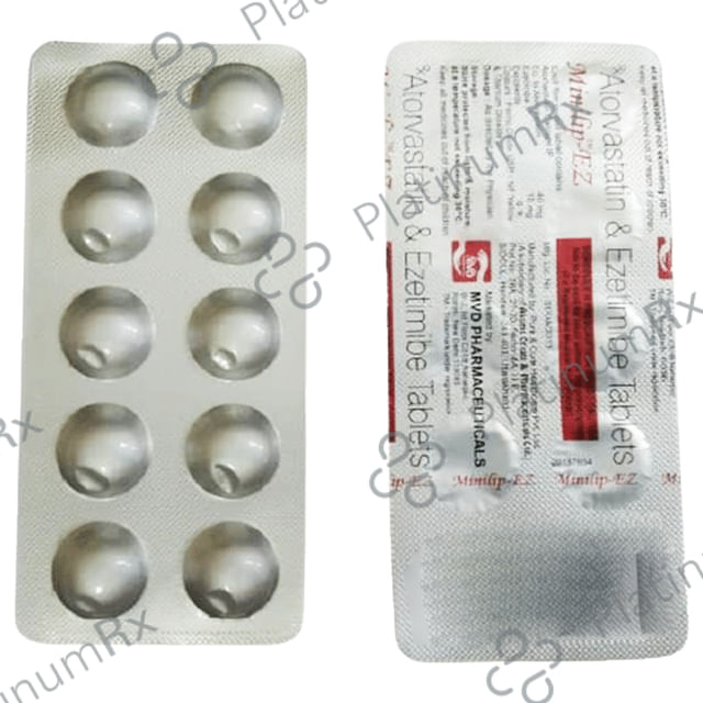 Minilip EZ 40mg/10mg Tablet
