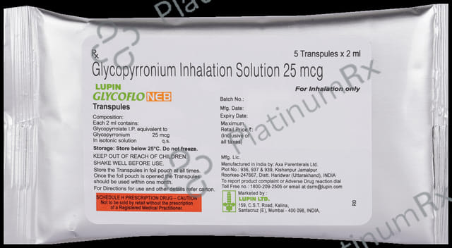 Glycoflo Neb 25mcg transpule 5s