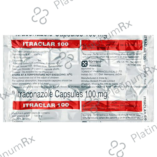 Itraclar 100mg Capsule 10s