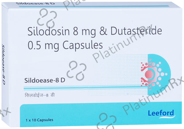 Sildoease 8D 0.5/8mg Capsule 10s
