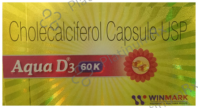 Aqua D3 60K Soft Gelatin Capsule 4s