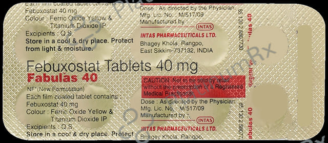Fabulas 40mg Tablet 10s