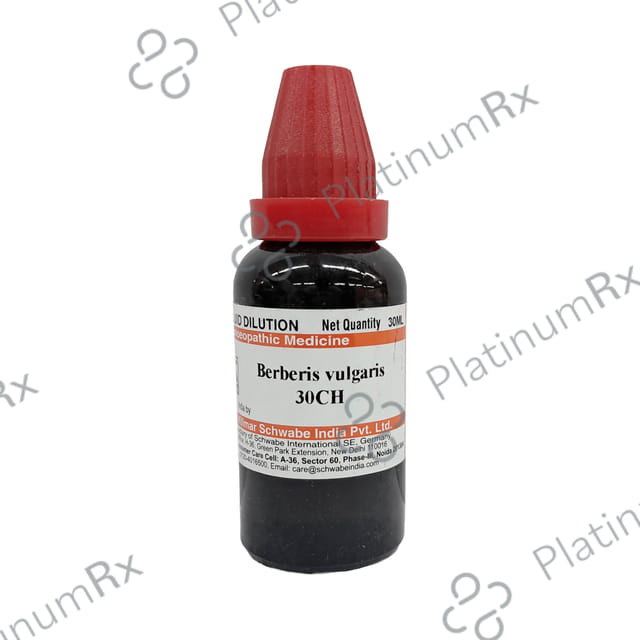Dr Willmar Schwabe India Berberis Vulgaris Dilution 30 CH