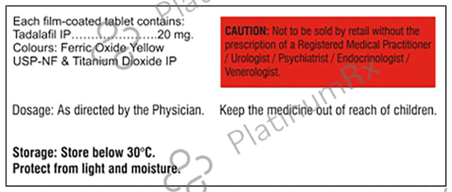 Tedup 20mg Tablet 4s