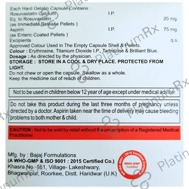 Rosybest-ASP 20 Capsule IR