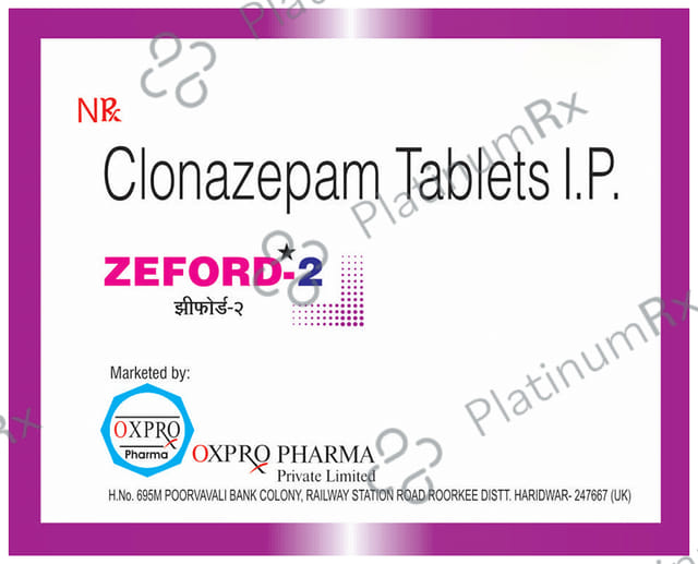 Zeford 2mg Tablet 10s Oxpro Pharma Pvt. Ltd.