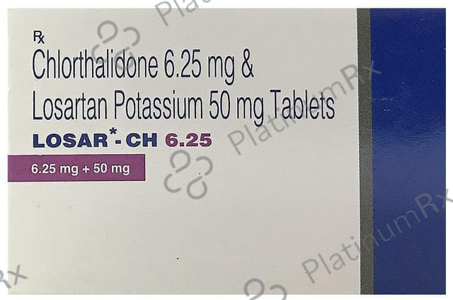Losar CH 6.25/50mg Tablet 10s