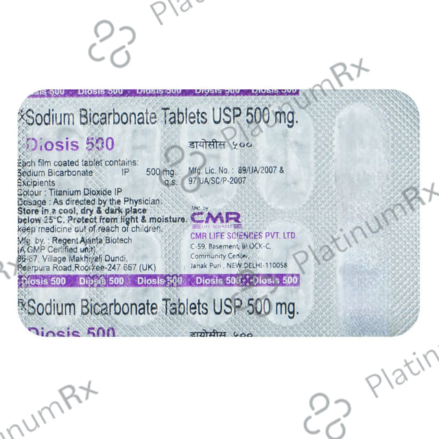 Diosis 500mg Tablet 10 Tablet
