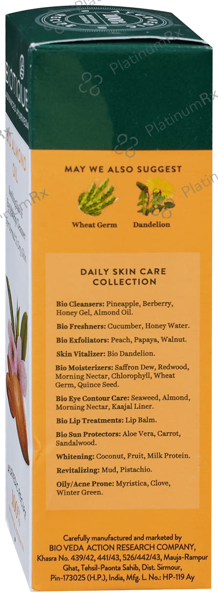 Biotique Bio Almond Oil Soothing Face & Eye Makeup Cleanser For Normal To Dry Skin