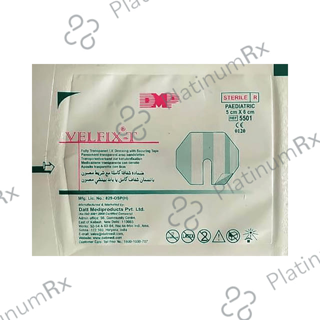 Datt Fully Transparent IV Dressing Tape 5cm x 6cm