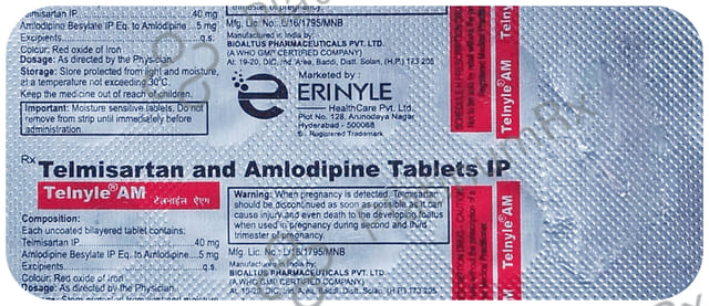 Telnyle AM 40/5mg Tablet 10s