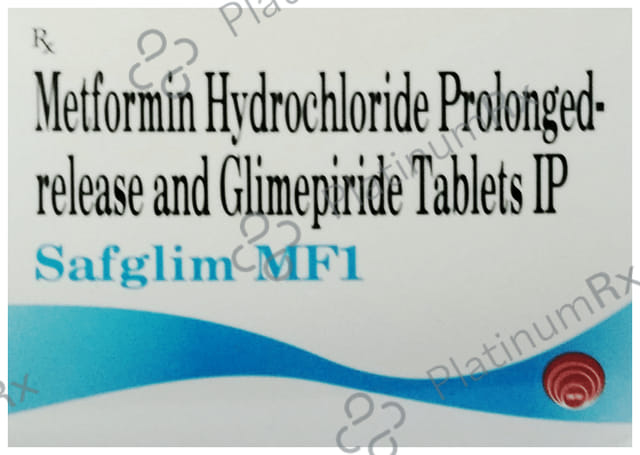 Safglim MF 1mg/500mg Tablet