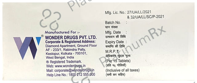 Wonsart CT 40mg/12.5mg Tablet