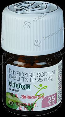 Eltroxin 25mcg Tablet 120s