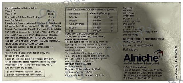 Immuace Chewable Tablet