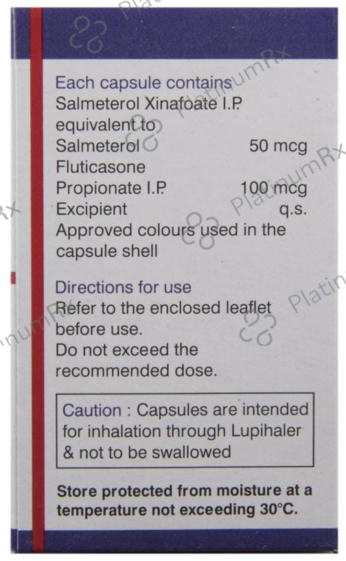 Esiflo 50/100mcg Transcaps 30s