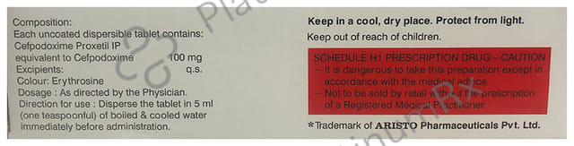 Monocef O DT 100mg Tablet 10s