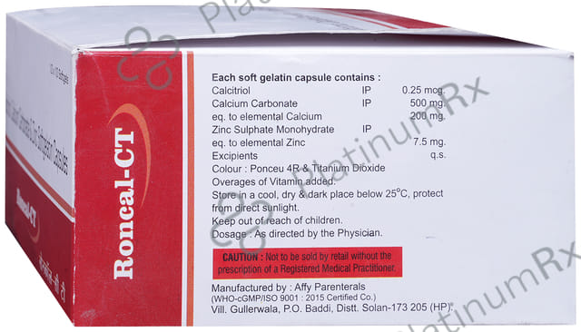 Roncal CT Soft Gelatin Capsule