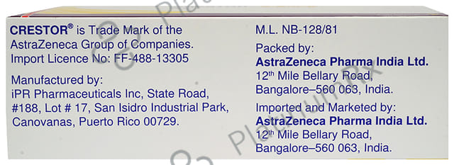 Crestor 5mg Tablet 30s