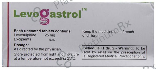 Levogastrol 25mg Tablet 10s