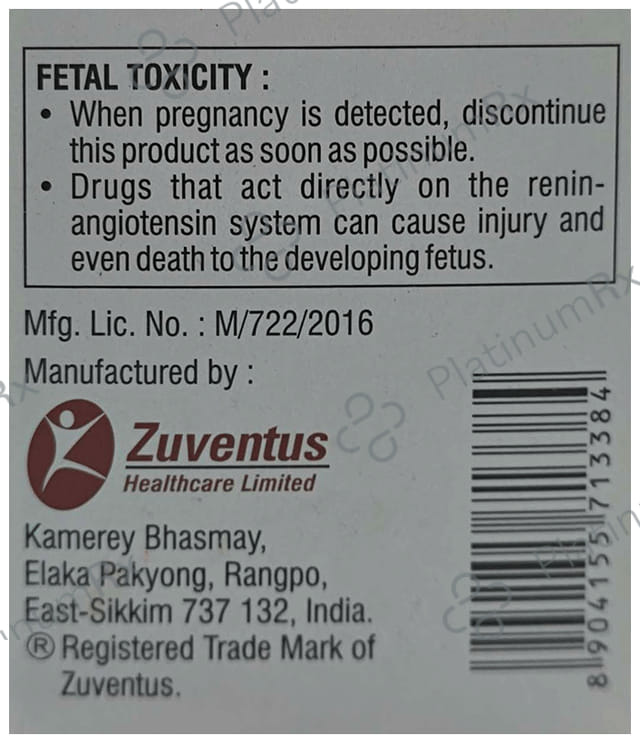 Efnocar T 20/40mg Tablet 10s