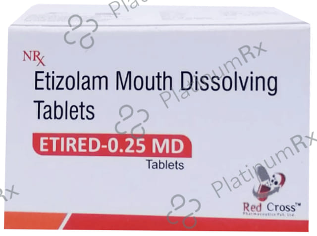Etired 0.25mg MD Tablet 0s